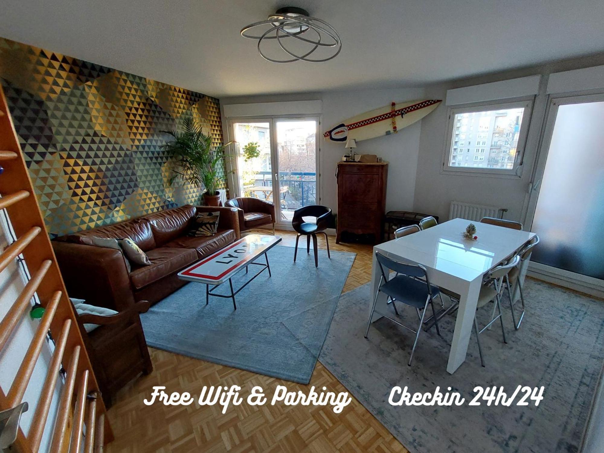 Le Cosy-Chic - T3 Balneo A Villeurbanne / Lyon المظهر الخارجي الصورة